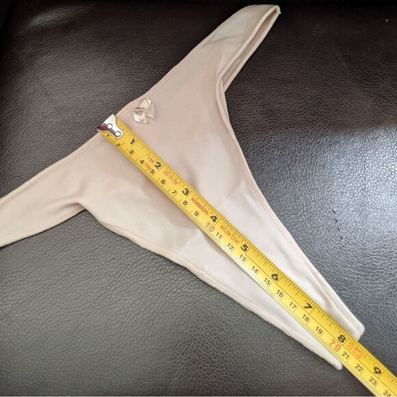 5 for $25! NEW Ladies Nude High Rise Thong Small - Picture 4 of 6